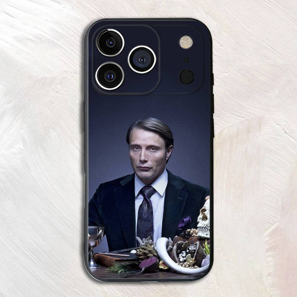 

H-Hannibal Will G-Graham Silicone Soft Phone Case For iPhone17,16,15,14,13,12,11 Pro Max Plus mini XS XR SE Cover iPhone15promax