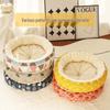 Cozy Cotton Linen Cat Bed - Warm, Easy-to-Clean, Printed Round Nest for Kittens