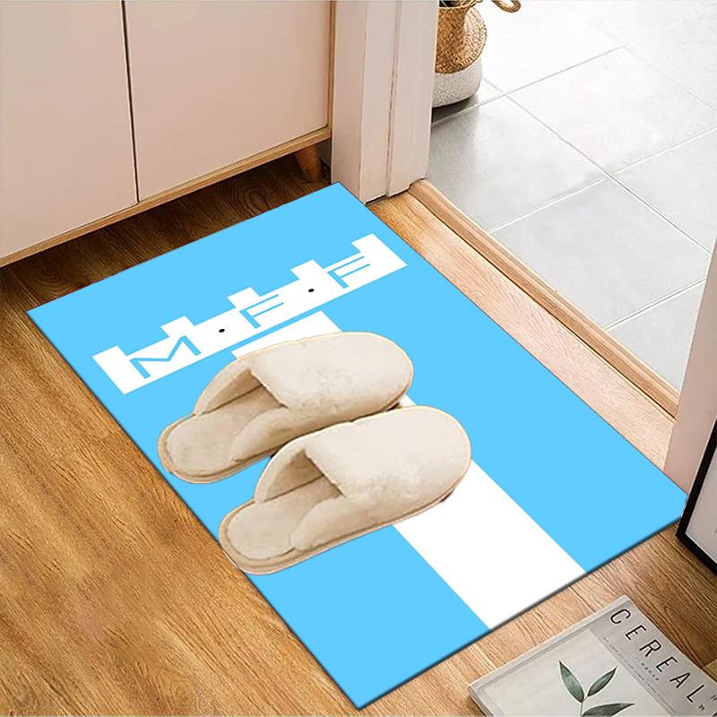 Malmö Ff Crest Design Rug Game Carpet, Floor Mat for Bedroom Living Room Entryway Rug, Home Decor Idea Gift for Christmas birthday