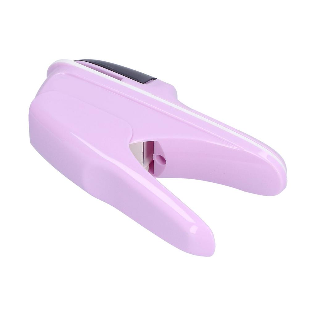 Stapleless Stapler Safe Environmentally Friendly ABS Stapling Machine for Office DocumentsPurple