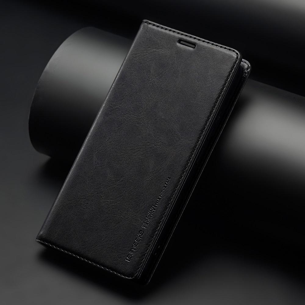 Langlebigere Lederhülle für Samsung Galaxy S23 S22 S21 S20 Ultra FE S10 S9 Plus Flip Cover A13 A53 A52S RFID-Schutz