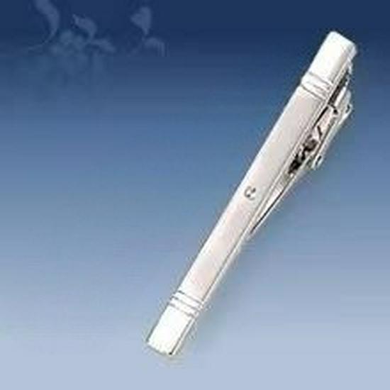 Men's Geometric Frosted Tie Clip - Stylish & Personalized Business Accessory