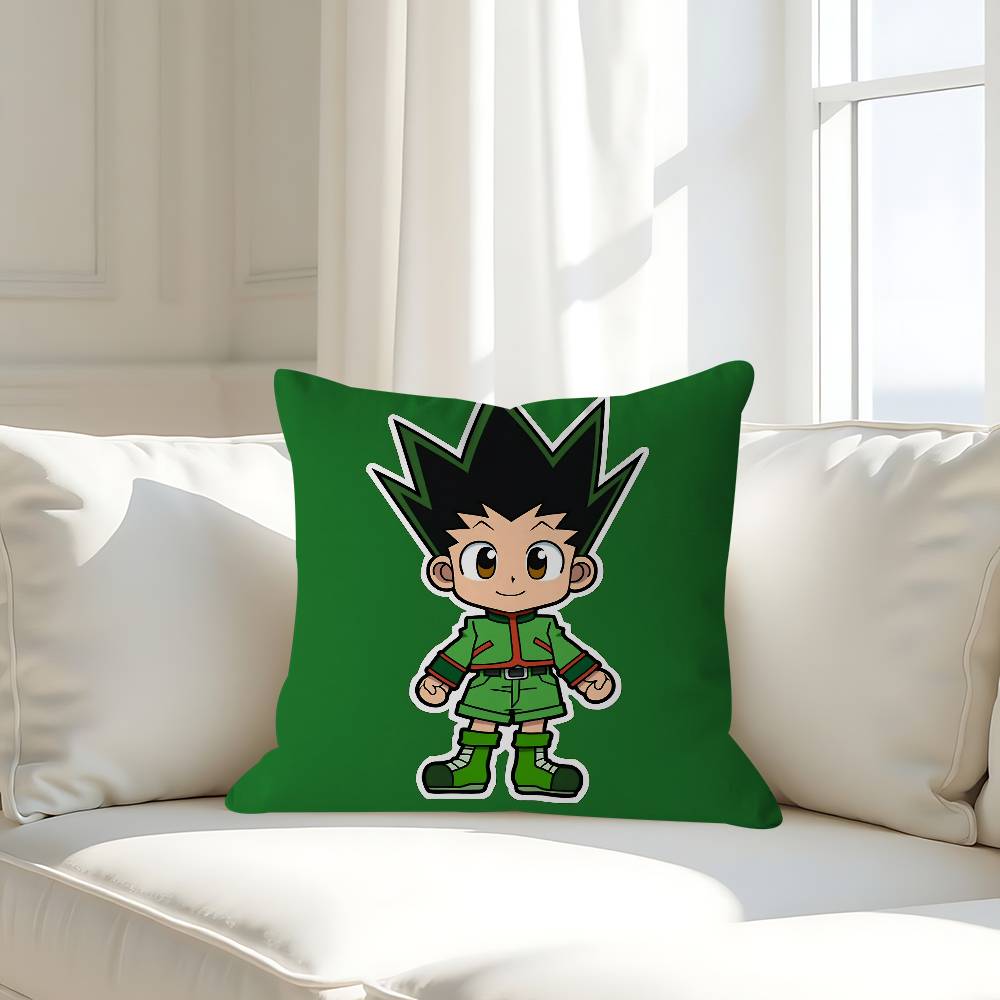 

H-Hunter X H-Hunter Cushion Cover Decorative Pillow Sofa Home Decor Case Pillow Cases 16x16Inch