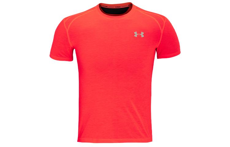 Under Armour Running T Shirt Men s Beta Red 1326579-629 L