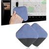Car Screen Cleaner, 4.72×3.93" Triangle Microfiber Auto Screen Cleaning Pad, Foldable Touch Screen Cleaner Cloth for Vehicle Dashboard LCD Display,
