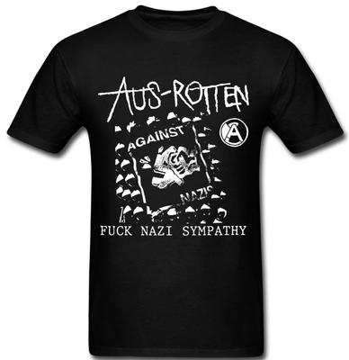 T-shirt Anarco Punk Rock Aus Rotten