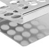 25 Holes 15/17mm Silver Stainless Steel Test Tube Rack 15ml Centrifuge Tube Rack  Sample Storage