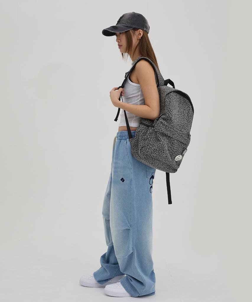 Hoodhood Hd Logo Applique Backpack Leopard