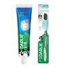 Hawley Super White Mineral Salt Toothpaste & Carbon Silk Toothbrush Set