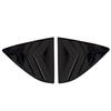 For Nissan Versa Sedan 2013-2018 Car Rear Louver Window Side Shutter Cover Trim Sticker Vent Scoop ABS Carbon Fiber Accessories
