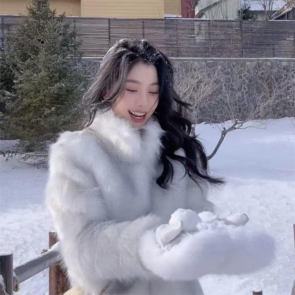 Fur Coat Women's Winter Short Fur Top New Imitation Fox Fur Fur Coat Winter Top