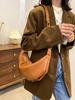 2026 Trendy Women's High-Quality Textured Crossbody Underarm Bag - Niche Design Single Shoulder Dumpling Bag