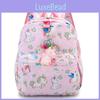 Cute Cartoon Pattern Cotton Canvas Princess Backpack For Teenage Girls Outing School Bag