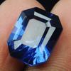 Blue Flawless Sapphire Emerald Cut Natural 10.40 Ct Loose Gemstone CERTIFIED