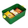 Boîte de rangement avec poignée Organisateur de tiroir Contenant de rangement grande capacité pour bureau Commode Dortoir Cosmétiques Bijoux