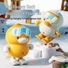 Durable Wind-Up Bouncing Snow Duck Toy - Collision-Resistant and Fun for Kids