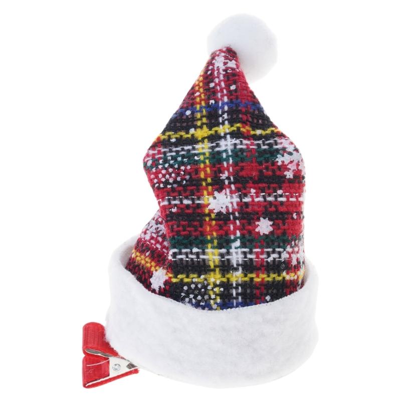 

Заколки для волос в виде шапки Санты, Рождественские заколки для волос для девочек, Праздничный головной убор, Косплей, Реквизит для костюмированной вечеринки, Новогодние аксессуары для волос