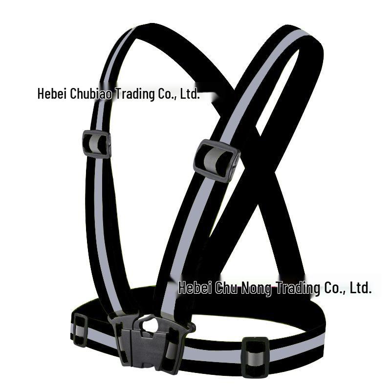 Reflective Elastic Safety Vest with Suspenders for Traffic and E-commerce