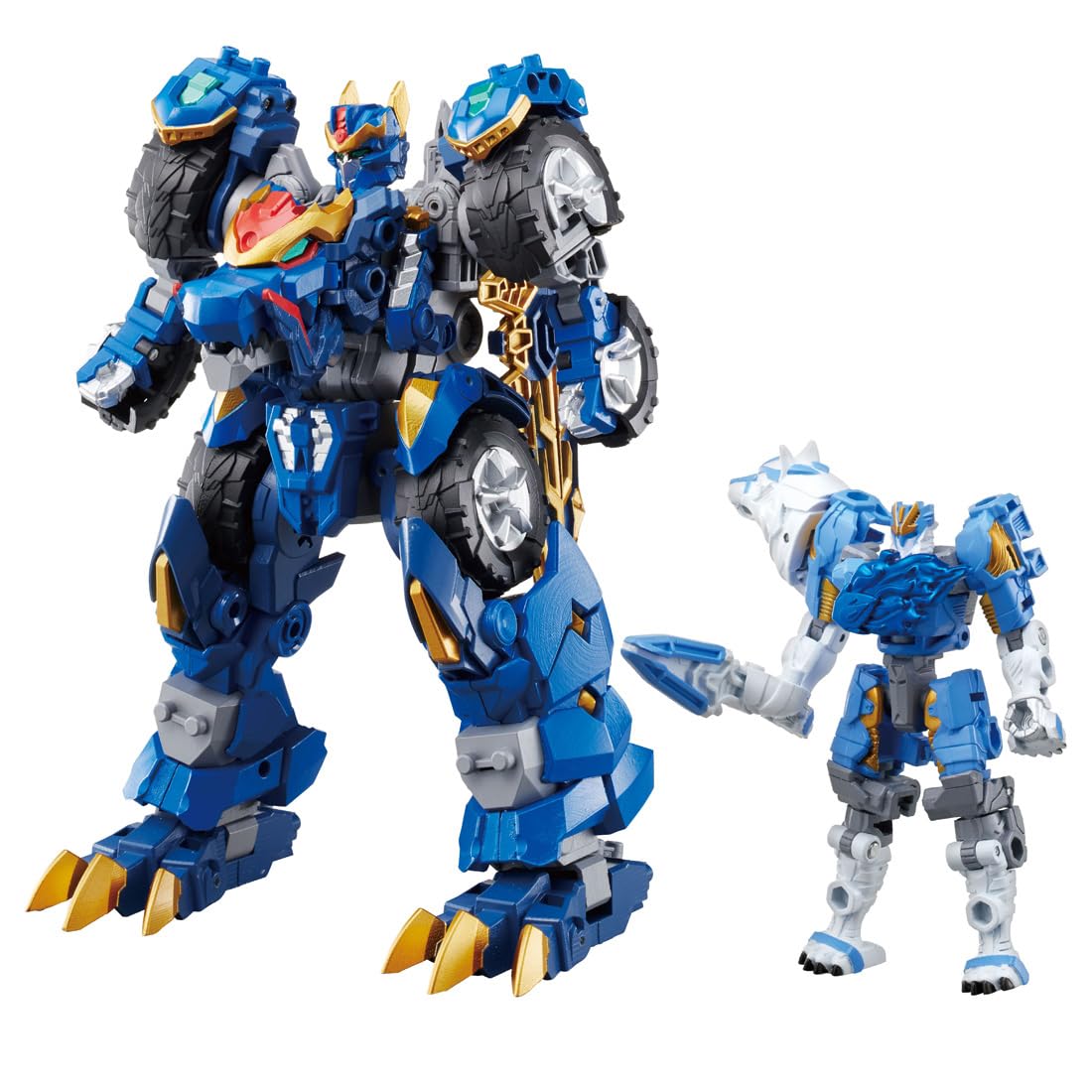 Takara Tomy Transformers Wild King WKWS-01 Rex Blade and Silver Tail Wild Docking Set with Rex Caliber Special Color Ver
