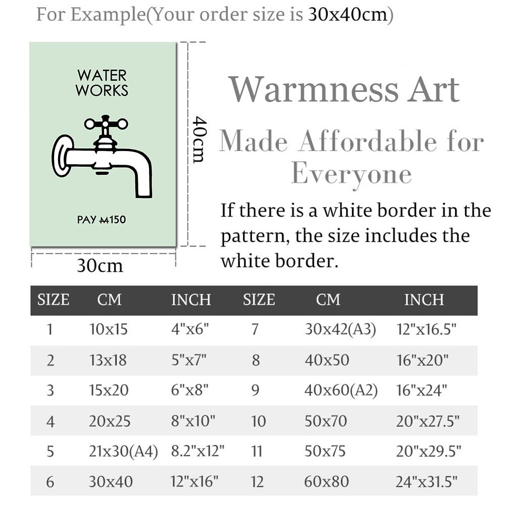 Save Water Laundry Posters Electric Company Wall Art Canvas Paintings Prints Funny Quote Pictures for Bathroom Home Decoration