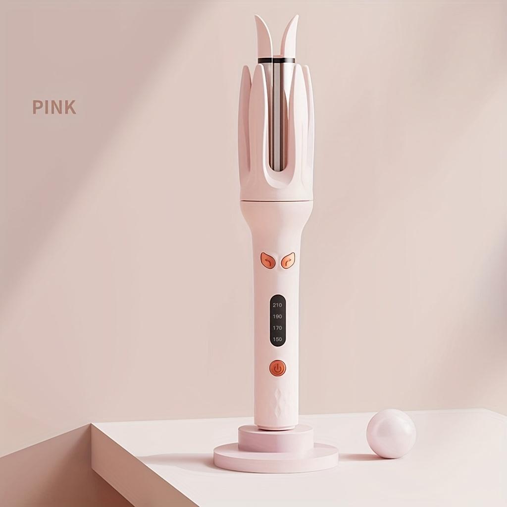 Automatic Hair Curler 28mm, 4 Temperature Settings, Rotating Curling Iron for Long Hair, Anti-Scald, with No Battery Required for Wet/Dry Use