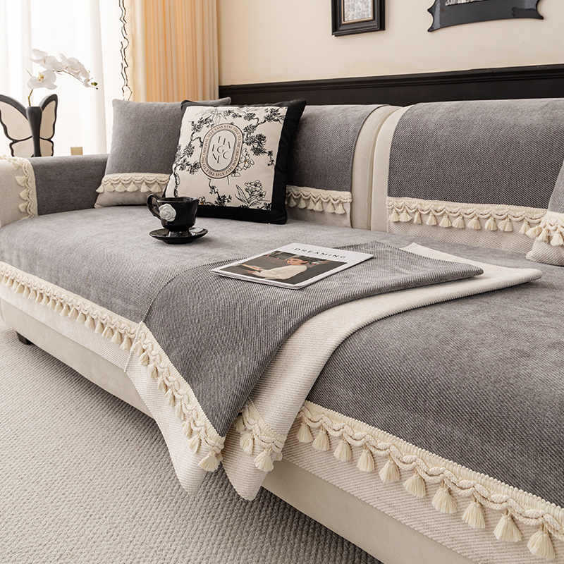 Sofa Cushion Universal In All Seasons, New High-end Non-slip Seat Cushion, Washable, Non-pilling Sofa Cover Cover Cloth Towel