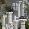 European Garden Roman Column: Vintage Ornament for Courtyard, Villa Entrance, Home Decoration, or Wedding Aisle Marker Sculpture Base.