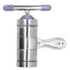 Stainless Steel Manual Noodle Maker Pasta Press Machine with 5 Mold Head Kitchen Accessory