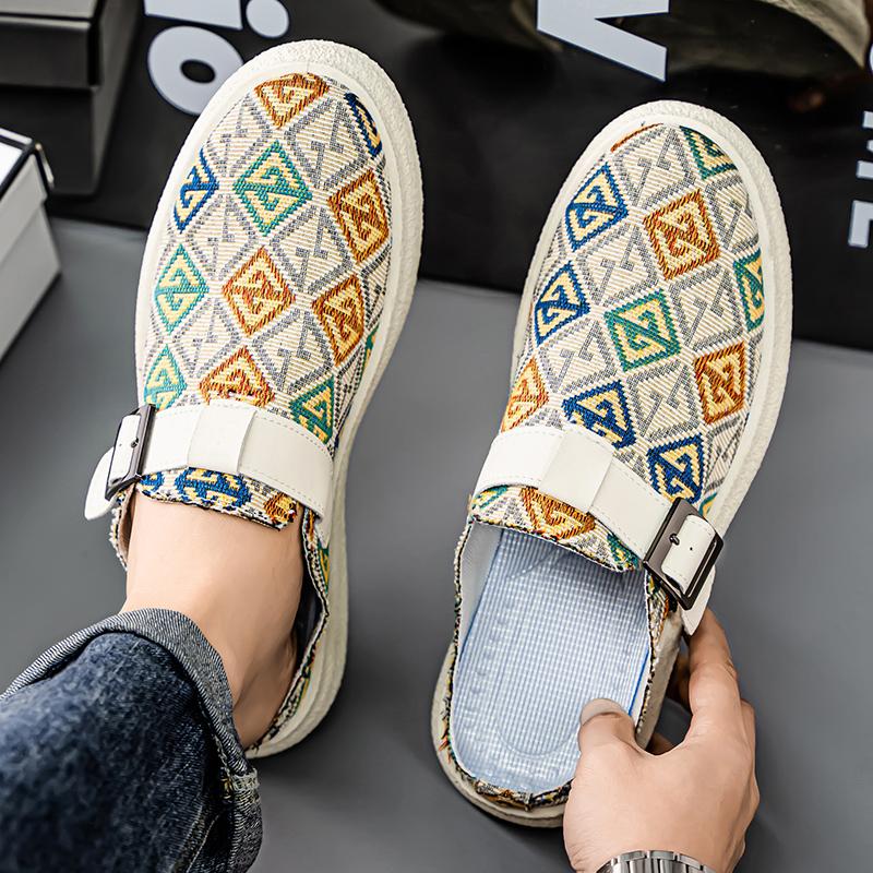 Fashion CYYTL Mens Slippers Casual Summer Shoes Outdoor Breathable Sneakers Walking Hiking Slides Luxury Designer Fashion House Loafers