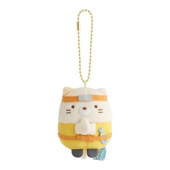 MV75001 Sumikkogurashi Ниндзя Ниннин! Подвесная мягкая игрушка-кошка