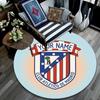 Custom Name Atletico de Madrid Round Area Rug,Carpet Rug for Living Room Bedroom Sofa Playroom Decor,Non-slip Floor Mat