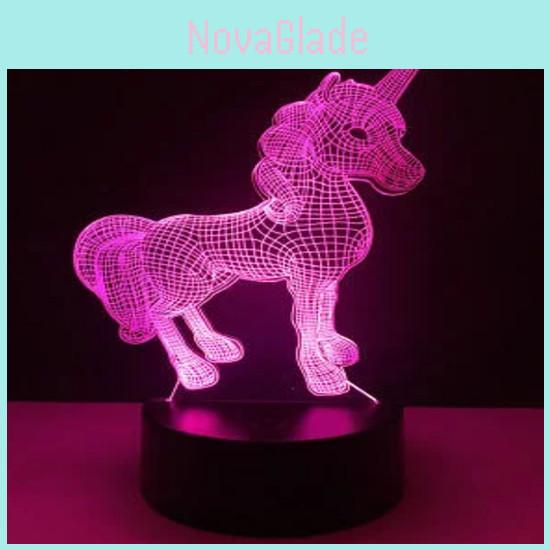 Creative 3d Night Light Usb Touch Remote Control Acrylic Lamp