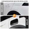 Stainless Steel Black Fuel Tank Cap Protective Cover for Peugeot 2008 2023 2022 2021 2020 Fuel Tank Decorative Sticker Protective Sequin