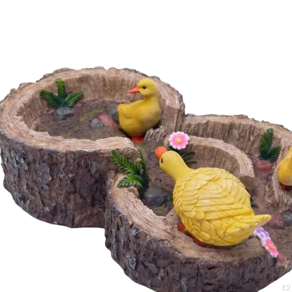 Outdoor Duck Garden Statue Animal Sculpture Resin Ornament Decorations for Courtyard