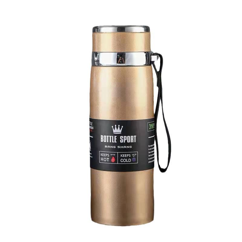Large Capacity Insulated Stainless Steel Cup for Outdoor Activities
