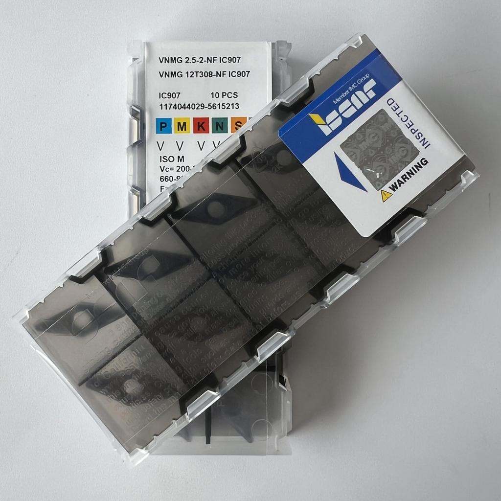 ISCAR / VNMG12T308-NF IC907 / Industrial indexable carbide inserts 10 Pcs