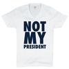 Not My President V-Neck T-shirt Anti Biden, Impeach, Gift for Republican, Conservative, Sleepy Joe, Biden Is Not My President Tee