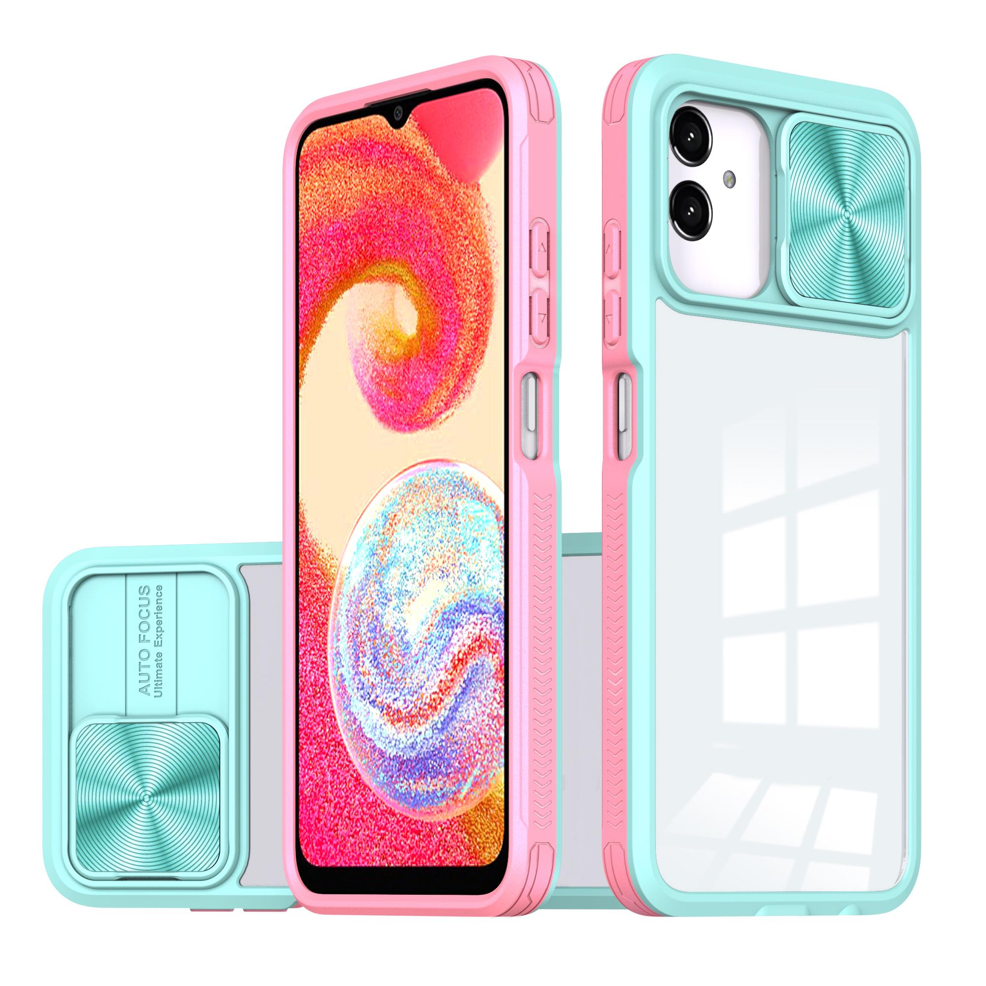 

Ударопрочный прозрачный чехол для Samsung Galaxy A04E A04S A04 M04 F04 A03S A03 Core A02S Slide Metal Защитная крышка объектива MOTO G STYLUS 5G 2024 небесно-голубой