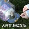 Hamster Takeout Cages Transparent Panoramic Portable Handbag Flower Branch Rat Honey Bag Flying Squirrel Golden Bear Out Bags