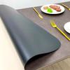 Large PU Leather Placemat Mouse Pad Double-Sided Desk Mat Faux Leather Texture for Office Study Writing Desk