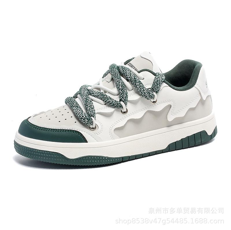 

Casual couple shoes niche board shoes Hong Kong style retro student street shot casual bread shoes 36