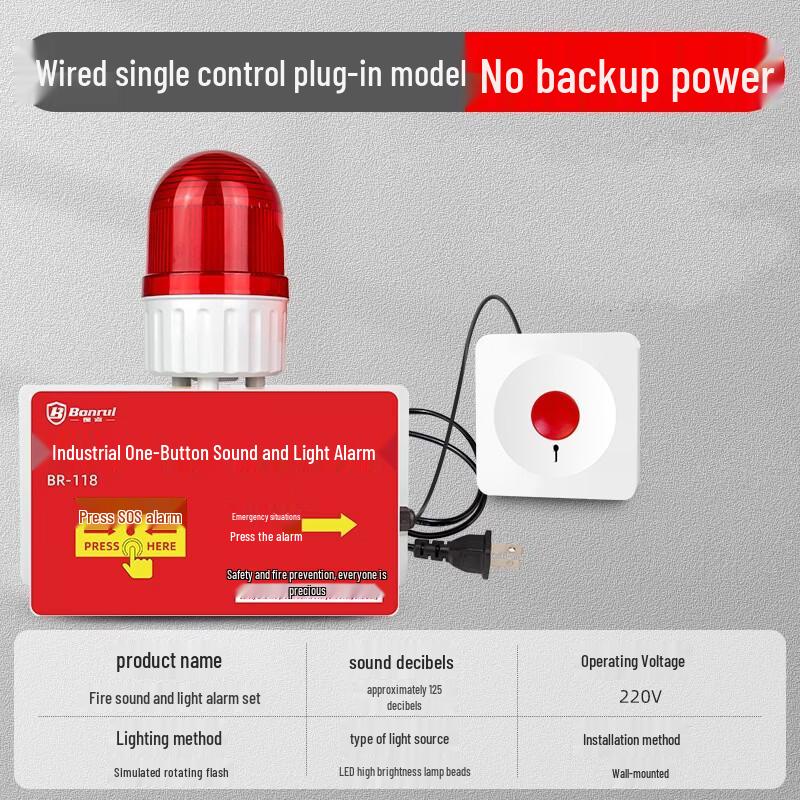 Brangdy Wireless Fire Alarm