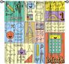 Fun Math Blackout Curtains, Mathematics Formula Learning Knowledge Educational Window Drapes for Kids Learners Bedroom Living