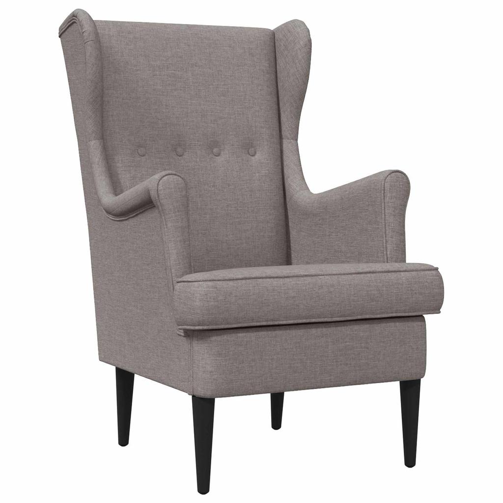 Armchair Taupe Fabric