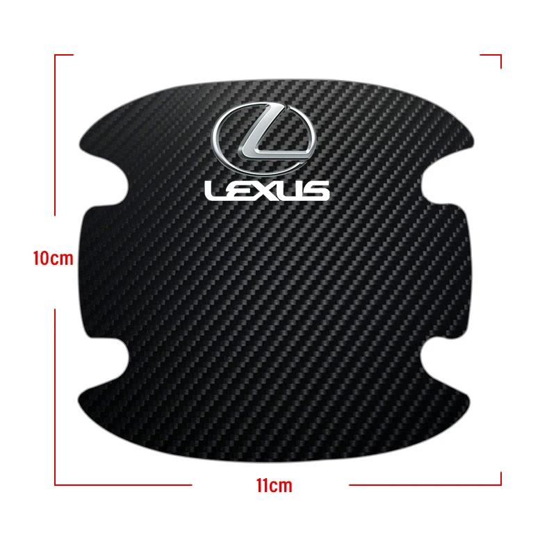 4 ks Ochranná samolepka na kliku dveří auta Znak Styling auta Pro Lexus CT200H ES350 GX460 470 IS250 LS460 NX300 RX300 350 450H