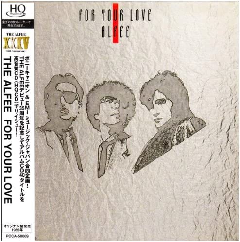 

CD ALFEE FOR YOUR LOVEpaper jacket shiyou PCCA50089 2009 Japan Obi Japanese PopRock