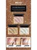 HOJO8029 3D Shimmer Highlighter Palette - Face Sculpting & Skin Brightening Makeup.