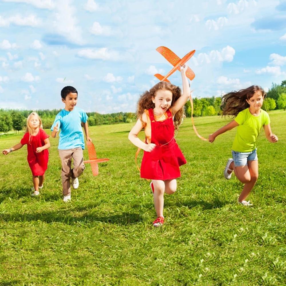 Geschenk pp Schaum Flugzeug Flugzeug Spielzeug Handwurf Flugzeug Schaumstoff Segelflugzeug Fliegen Aeromodelo Schaumstoff Flugzeug