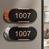 Nowoczesna Akrylowa Tabliczka na Drzwi Personalizowana Numer Domu Tabliczka Biurowa Szyld Sklepowy Biuro Hotel Mieszkanie Dekoracja Domu Płytka