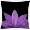 Purple Pattern Pillow Home Office Decoration  Bedroom Sofa Car Cushion Cover